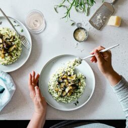 Wildkraeuter Risotto Foto Sonja Sitta