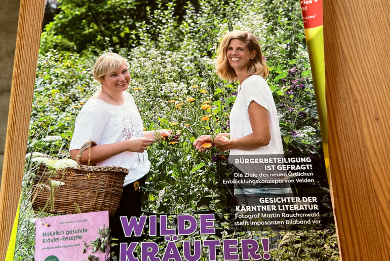 Mit unserem Kochbuch am Cover der Veldener Zeitung