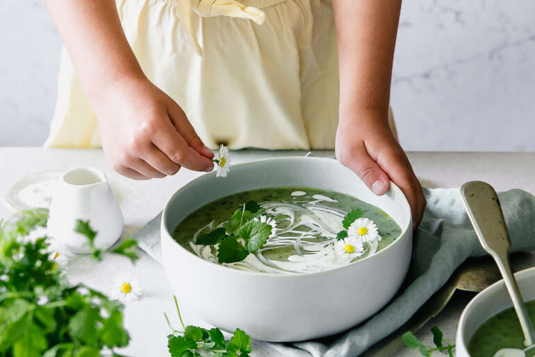 Wildkräutersuppe, Frühjahrsmüdigkeit, Foto Sonja Sitta